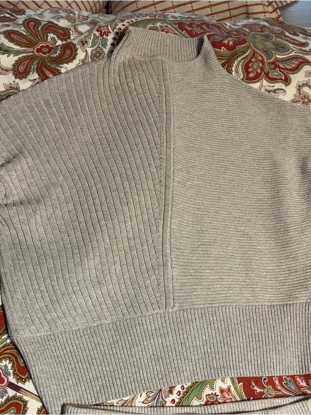 MONROW Mock Turtleneck Sweater Top